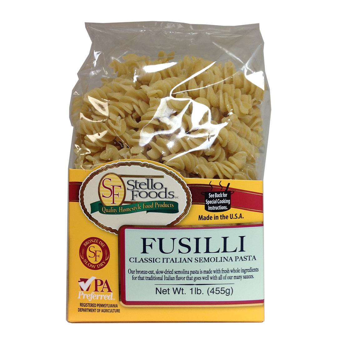 Stello Foods - Rosie's Pasta - Fusilli 16 oz from Stello Foods