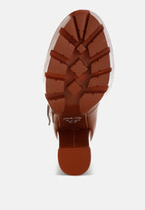 Millenial Bug Patent High Heeled Mary Jane Shoes from London Rag International