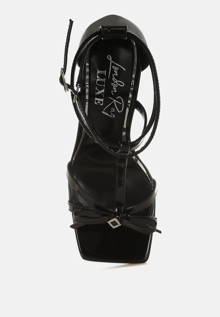 Affluence Jeweled High Heel Sandals from London Rag International