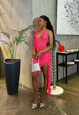 Erika Rhinestones Embellished Clear Pump  from London Rag International