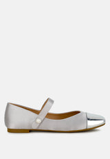 Albi Patent Toe Cap Satin Mary  from London Rag International