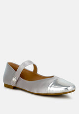 Albi Patent Toe Cap Satin Mary  from London Rag International