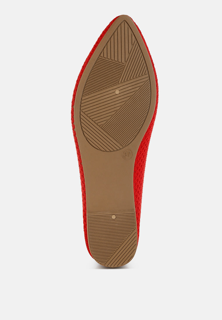 Selaris Fly Knit Slip On Ballerinas from London Rag International