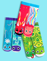SHELL YEAH! BEACH LOVER NO-SLIP SOCKS BUNDLE FOR KIDS from Pals Socks