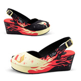 Chocolaticas® She's On Fire Women's Sandal From Hot Chocolate Design