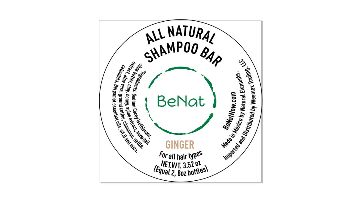 All-Natural Shampoo Bar. Plastic-Free from BeNat