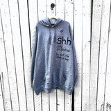 'SHH' PAINTED HOODIE from Wren + Glory