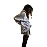 'SHH' PAINTED HOODIE from Wren + Glory
