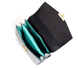 SIMONE - Black Vegan Leather Handbag from Gunas New York