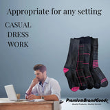 5 Pair Men's Casual/Dress Socks One Size Adults Fashionable Patterns from PremiumBrandGoods