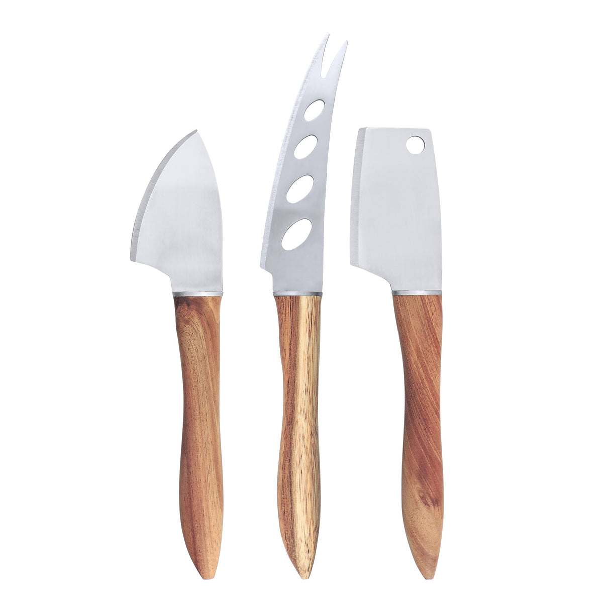 Cheese Knife Set | 3-Piece Acacia Handle | from Swissmar INC