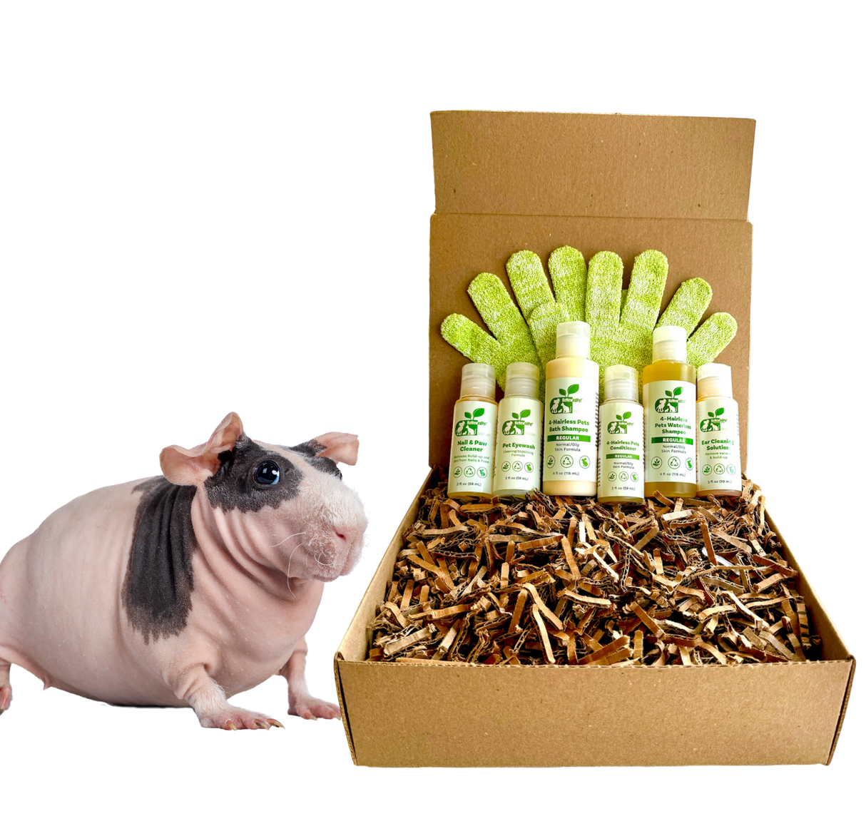 4-HAIRLESS PETS *SKINNYPIG REGULAR KIT from ReNewedPet