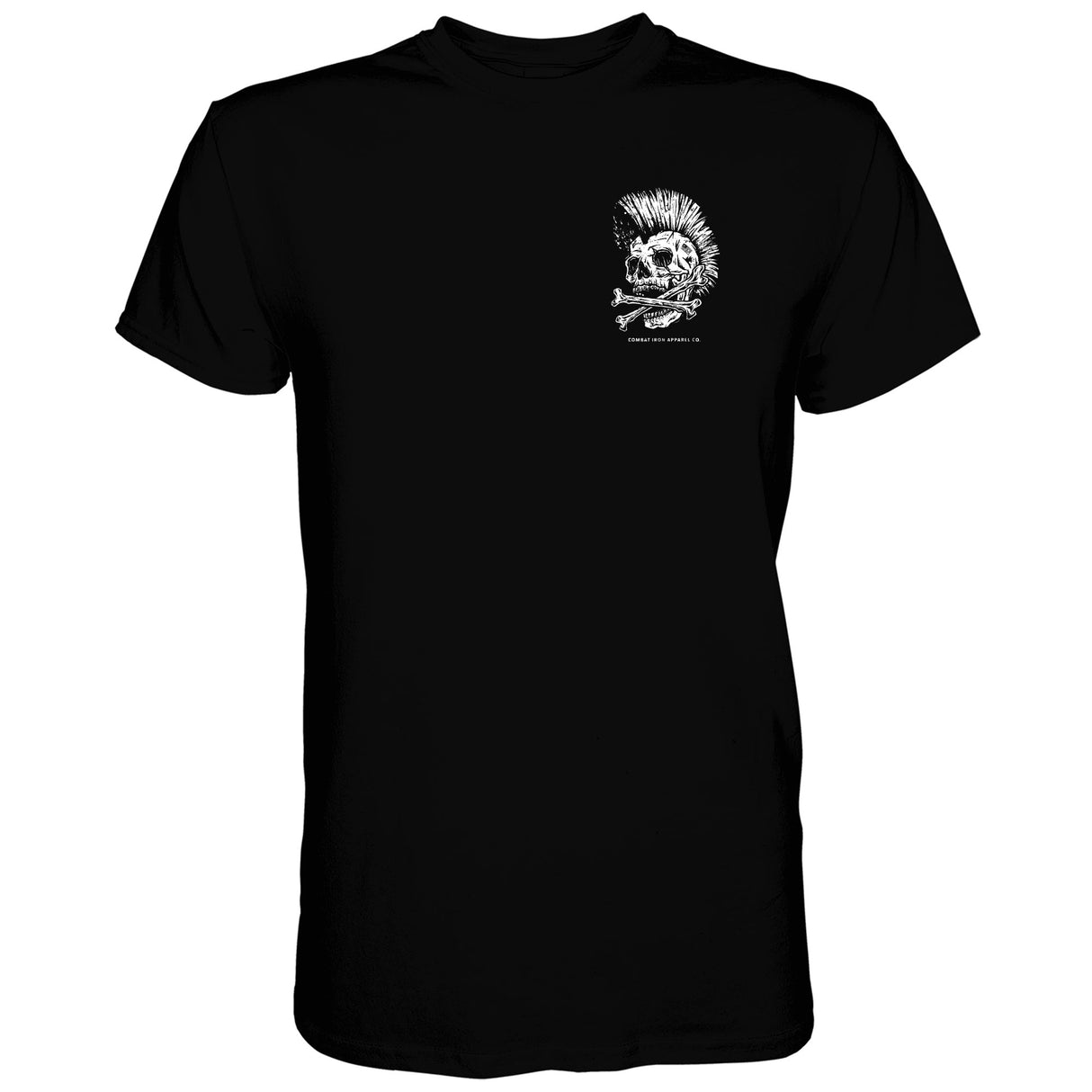 Earn Respect. Not Attention. Skull Men's T-Shirt From Combat Iron Apparel