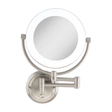 Lexington Lighted Wall Mounted Makeup Mirror with Magnification from Zadro