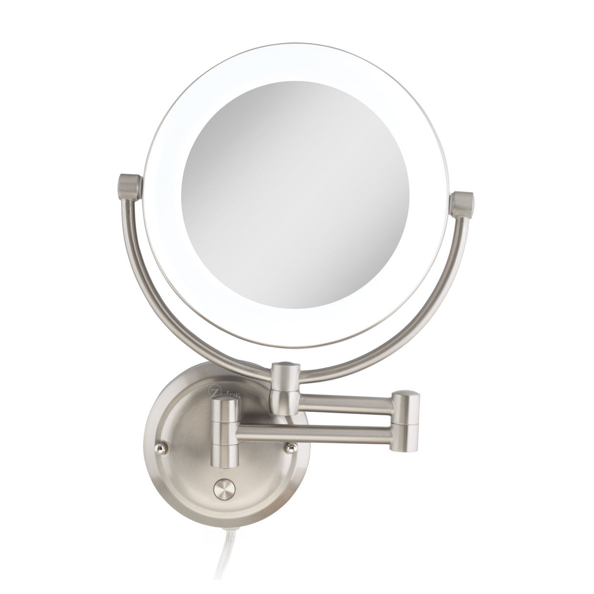 Lexington Lighted Wall Mounted Makeup Mirror with Magnification from Zadro