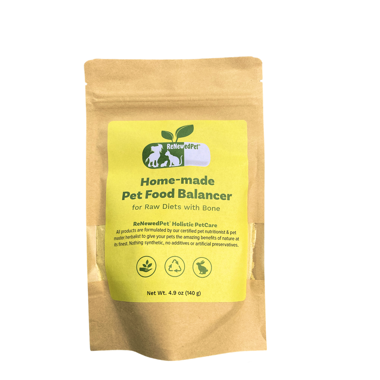 HOME-MADE PET FOOD SUPPLEMENT *For Raw Recipes WITH Bone* from ReNewedPet