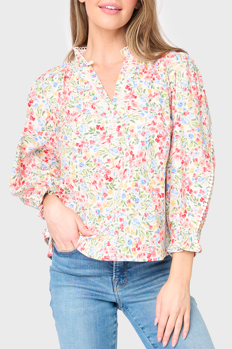 Aria Poplin Blouse from Gibsonlook