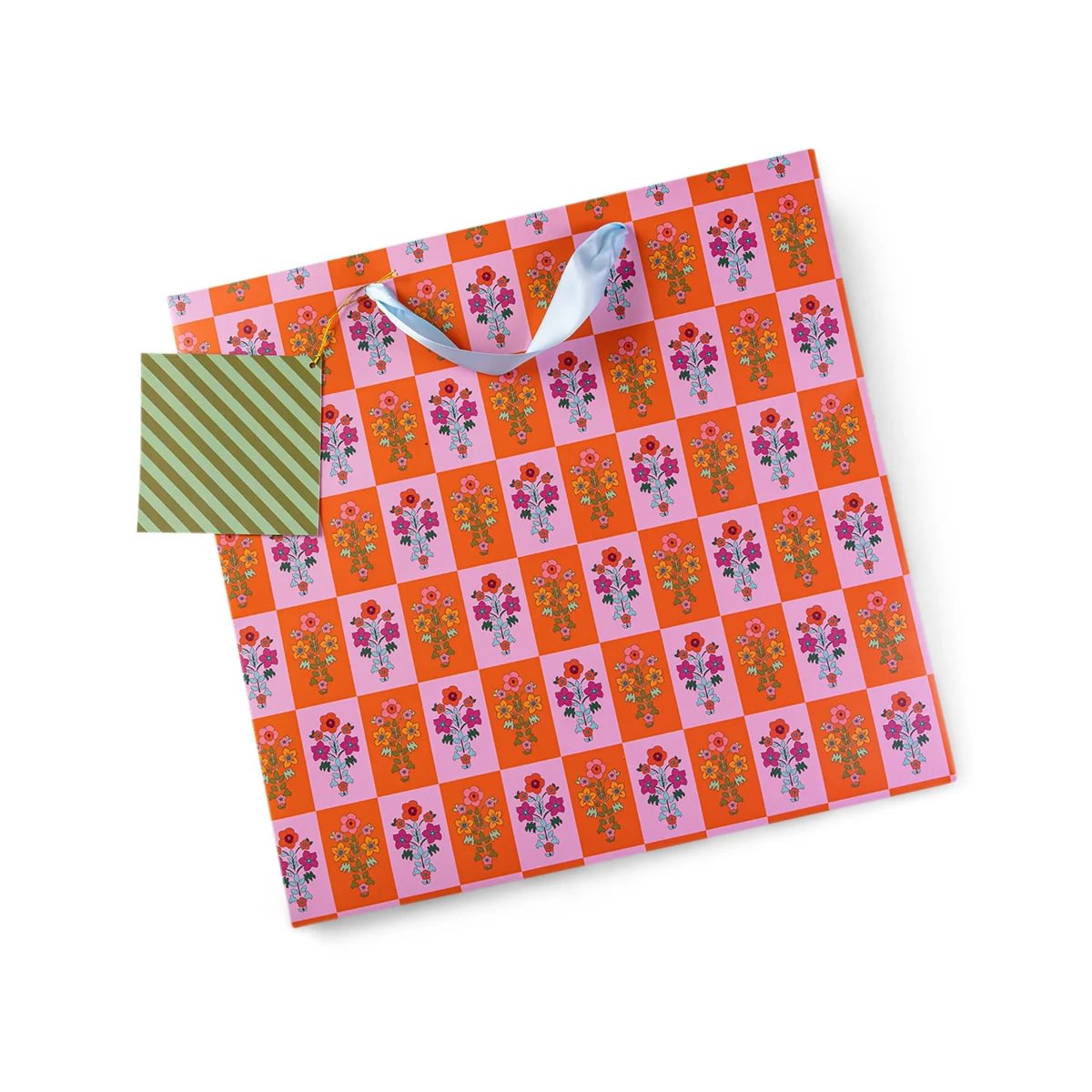 Large Gift Bag - Pink Ditsy from Furbish Studio