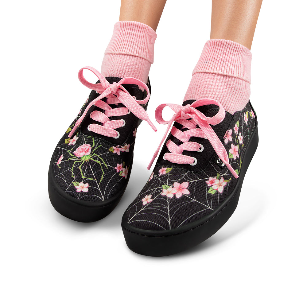 Spider Blossom Casual Sneaker from Hot Chocolate Design