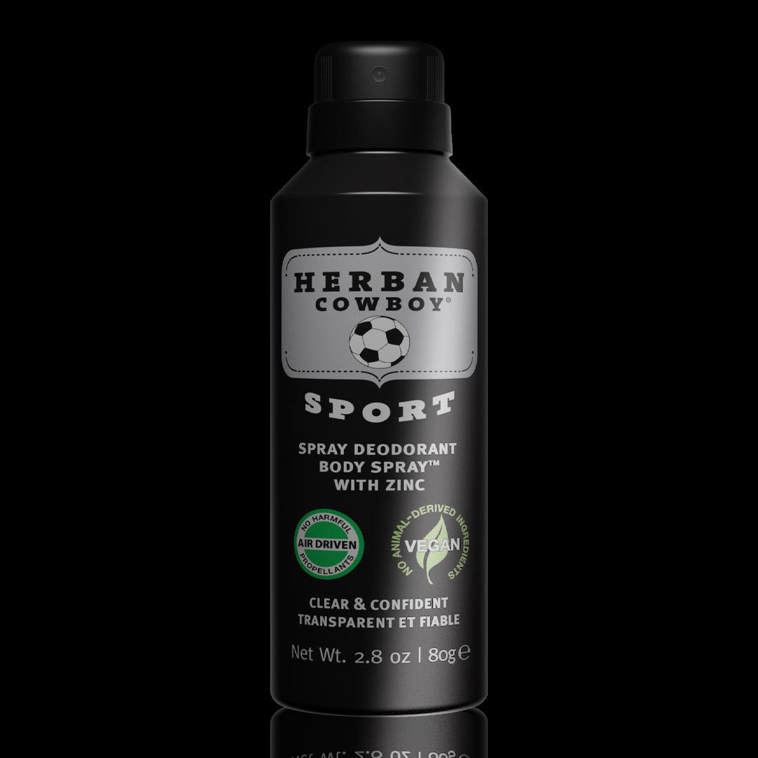Sport Spray Deodorant From Herban Cowboy