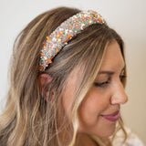 All that Glitters Headband - Teal + Orange From Headbands of Hope