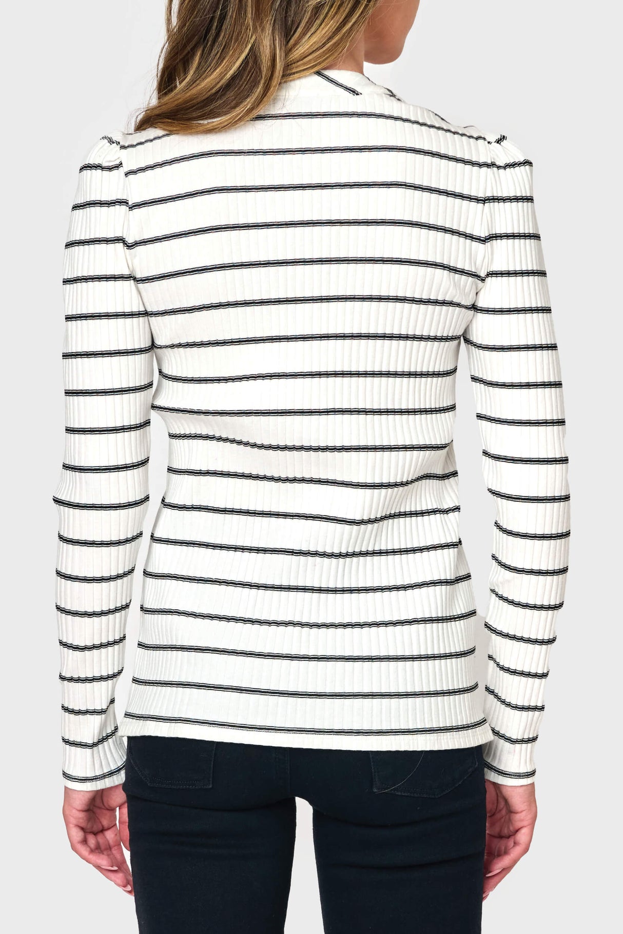 The Amelia Ribbed Henley  From Gibsonlook