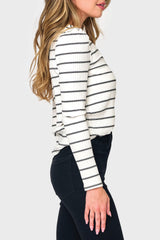 The Amelia Ribbed Henley  From Gibsonlook
