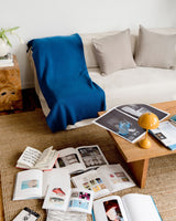 Washed Linen Cushion Cover - Sky from French Presse Linens