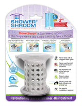 ShowerShroom (Gray) The 2" Hair Catcher That Prevents Clogged Shower Drains from TubShroom.com
