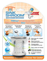 SinkShroom (Chrome Edition) The Hair Catcher That Prevents Clogged Bathroom Sink Drains from TubShroom.com