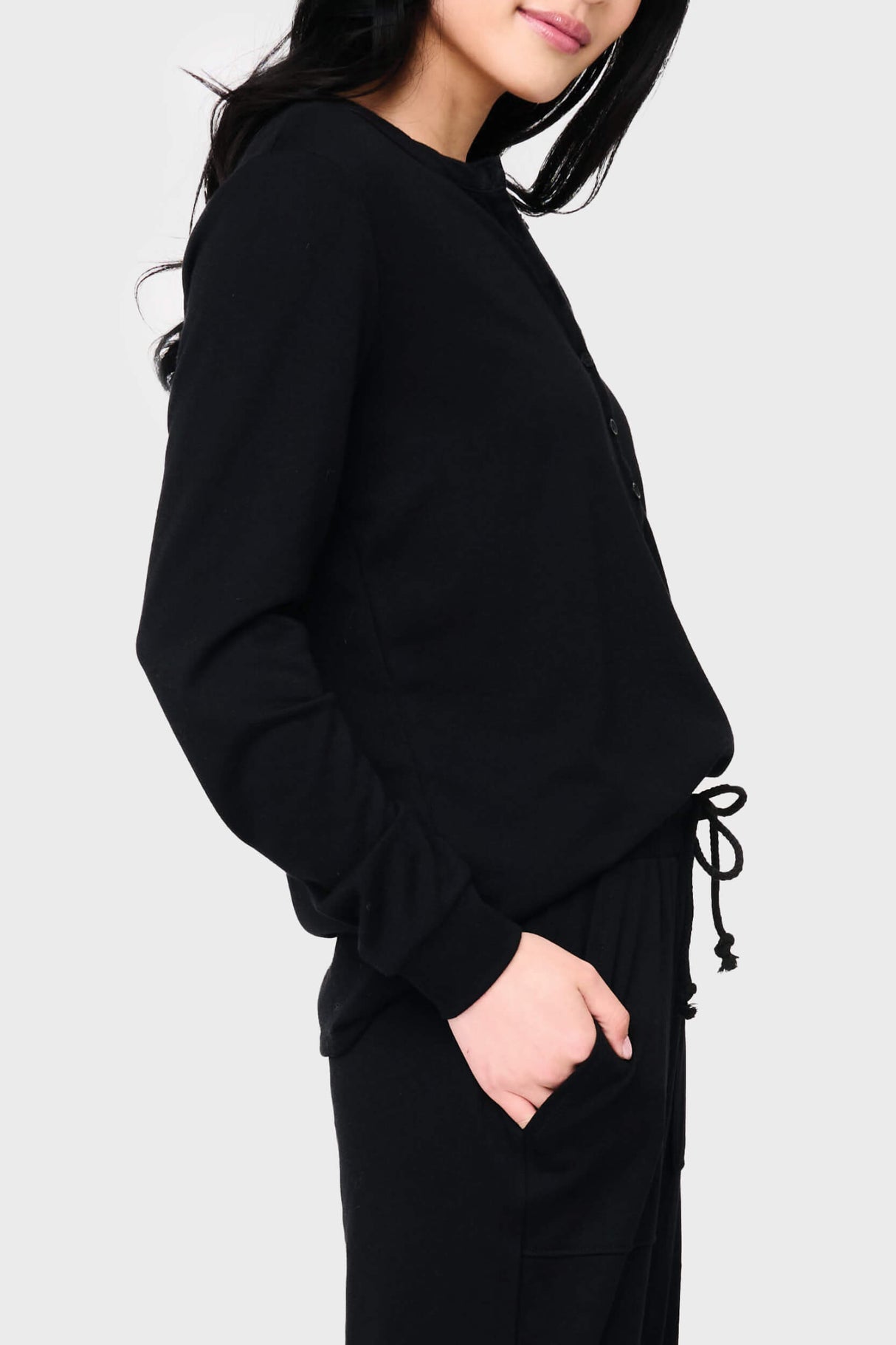 Serene Mornings Henley Top  From Gibsonlook