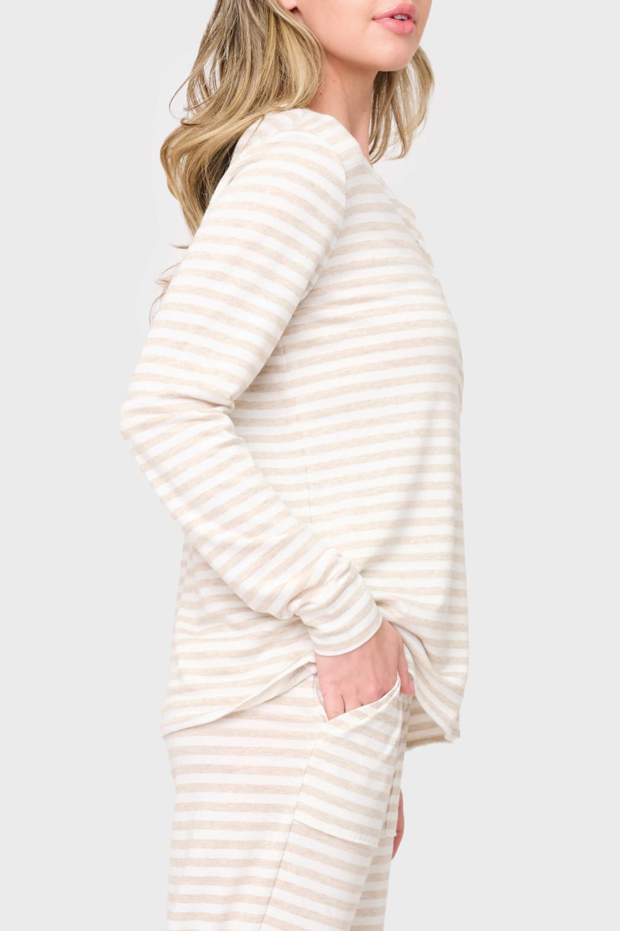 Serene Mornings Henley Top From Gibsonlook