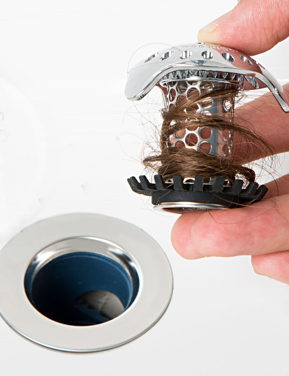 SinkShroom (Ultra Edition) The Hair Catcher That Prevents Clogged Bathroom Sink Drains from TubShroom.com