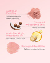 Australian Pink Clay Smoothing Body Sand From Sand and Sky