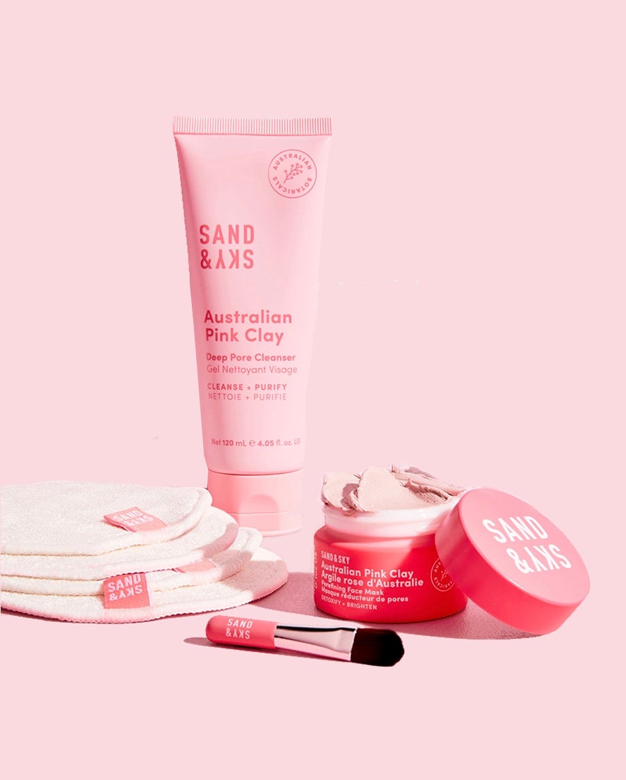 Australian Pink Clay Deep Pore Cleanser from Sand and Sky US