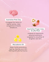 Australian Pink Clay Deep Pore Cleanser from Sand and Sky US