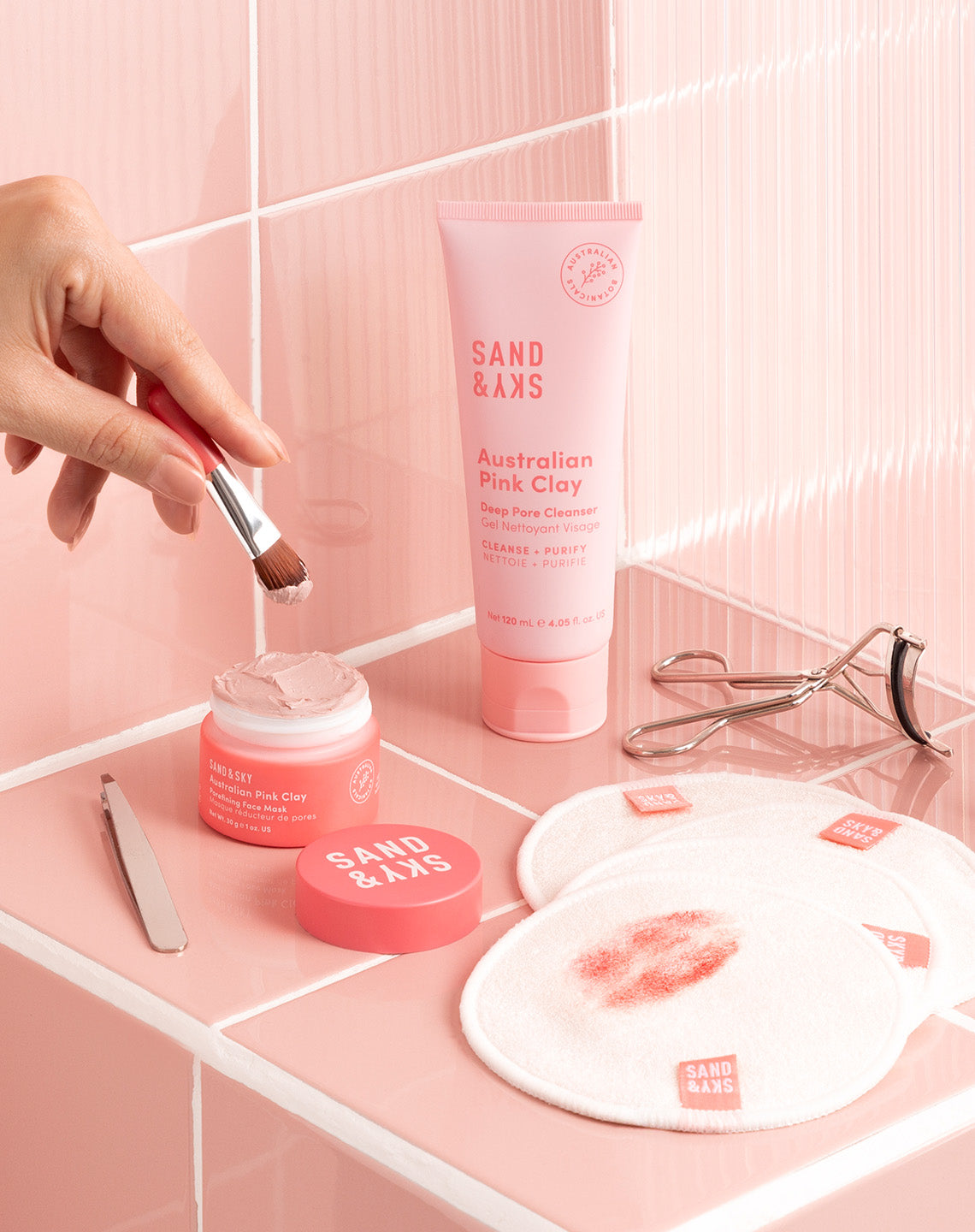 Australian Pink Clay Deep Pore Cleanser from Sand and Sky US
