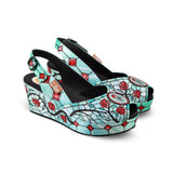 Chocolaticas® Stained Roses Women's Sandal from Hot Chocolate Design