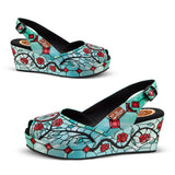 Chocolaticas® Stained Roses Women's Sandal from Hot Chocolate Design