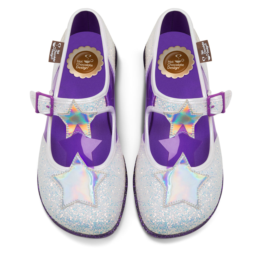 Chocolaticas® Starlight Women's Mary Jane Flat from Hot Chocolate Design