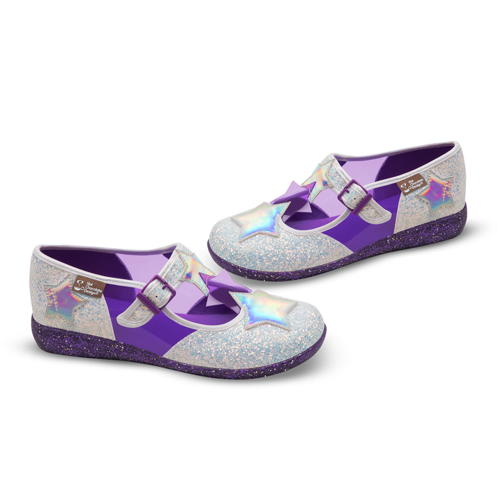 Chocolaticas® Starlight Women's Mary Jane Flat from Hot Chocolate Design