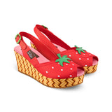 Chocolaticas® Strawbella Women's Sandal From Hot Chocolate Design
