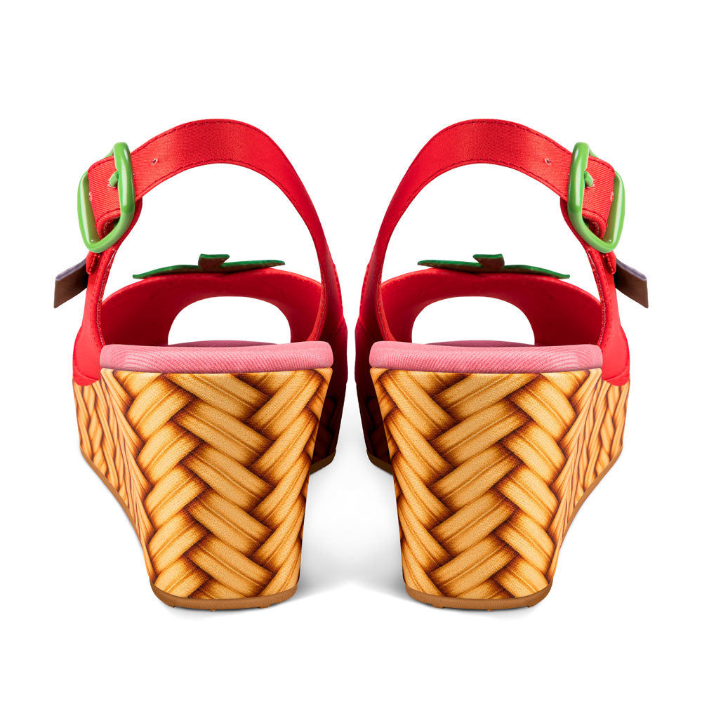 Chocolaticas® Strawbella Women's Sandal From Hot Chocolate Design