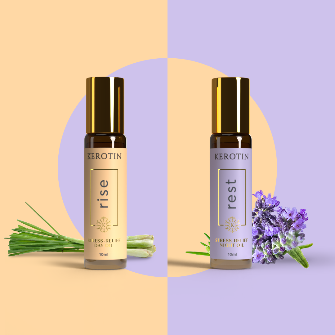 Rise & Rest Stress-Relief Oils from Kerotin