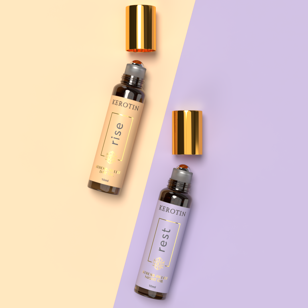 Rise & Rest Stress-Relief Oils from Kerotin