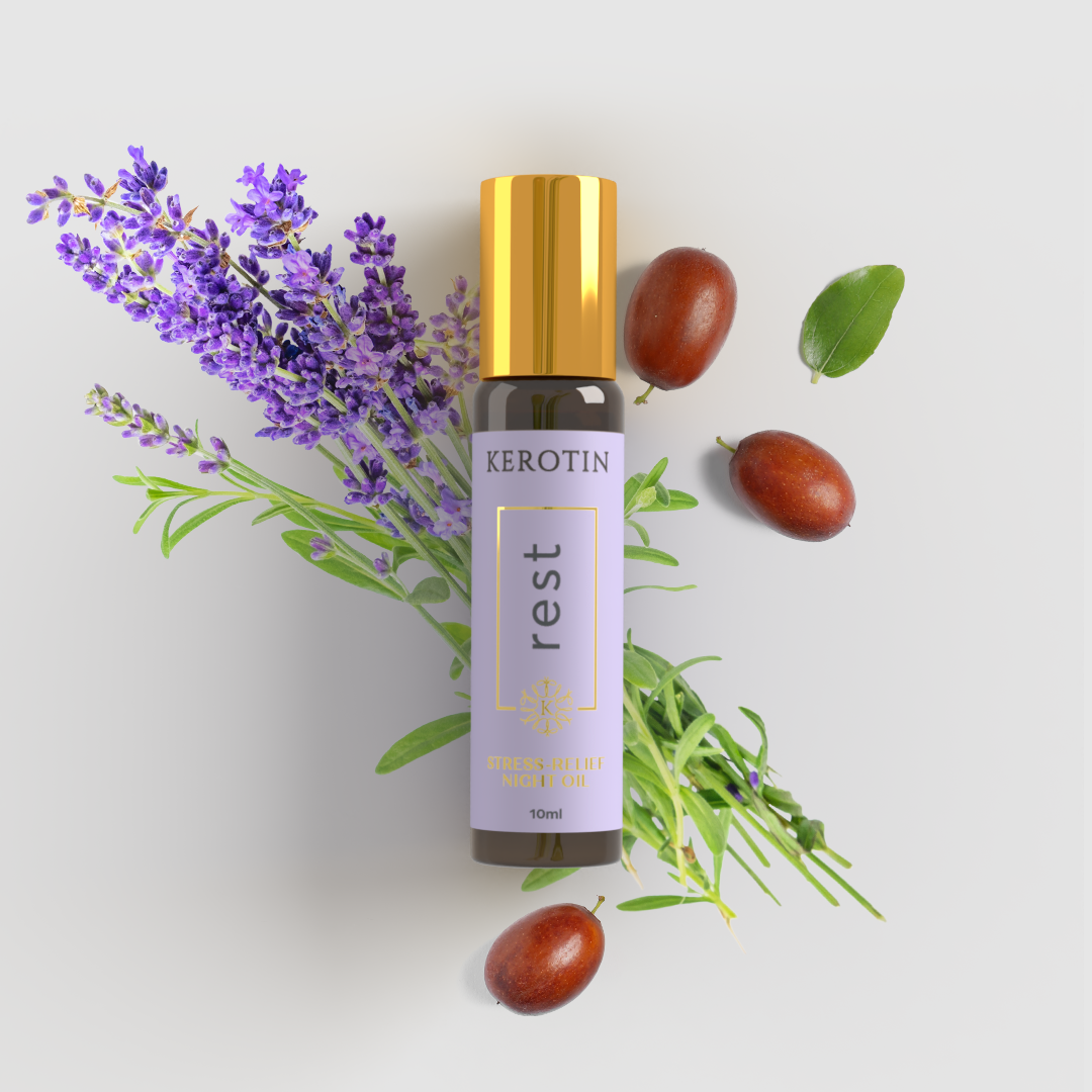 Rise & Rest Stress-Relief Oils from Kerotin