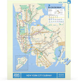 New York Subway Map from New York Puzzle Company