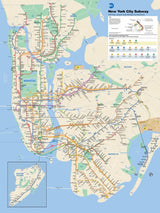 New York Subway Map from New York Puzzle Company