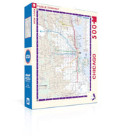 Chicago Transit Map from New York Puzzle Company