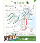 Boston T Map from New York Puzzle Company